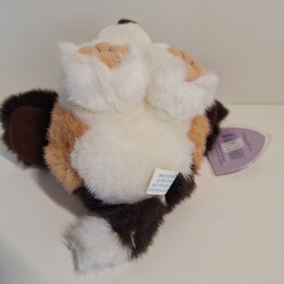 Vintage Puffkins Sherlock Plush Beagle Hound Dog 1994 W/ Tags Swibco Brown White - Picture 5 of 7